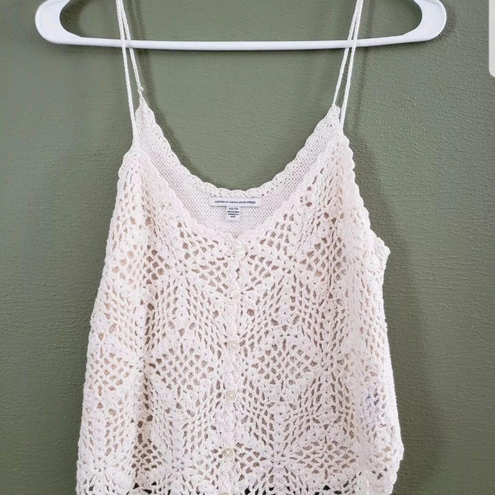 American Eagle Crop Top Coverup